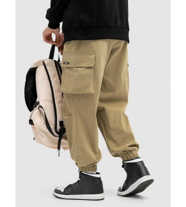 3D Pocket Cargo Beam Feet Pants