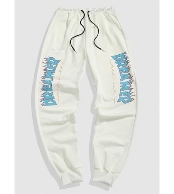 Flame Dreamer Graphic Print Jogger Sweatpants