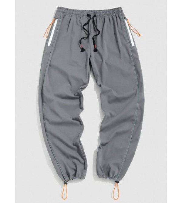 Sculpture Patched Stripe Casual Pants