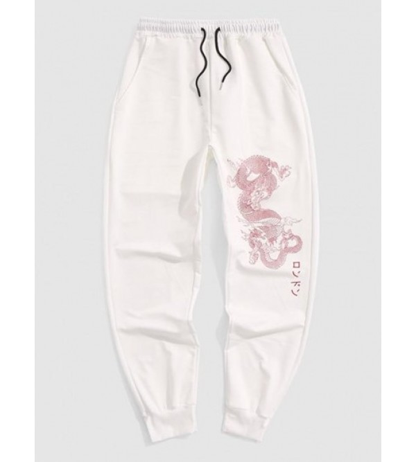 Dragon Graphic Jogger Sweatpants