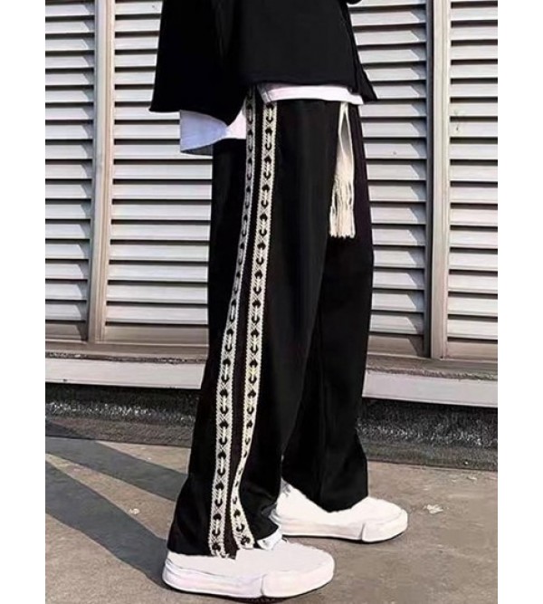 Drawstring Woven Tape Sides Pants