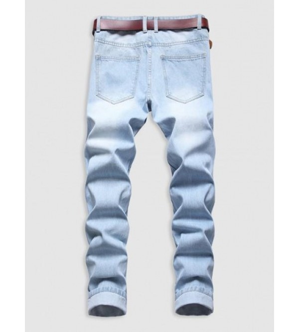 Colored Distressed Skinny Jeans