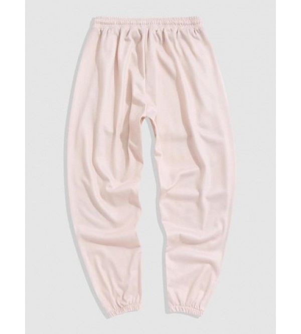 Figure And Snake Print Pocket Beam Feet Graphic Y2K Aesthetic Sweatpants