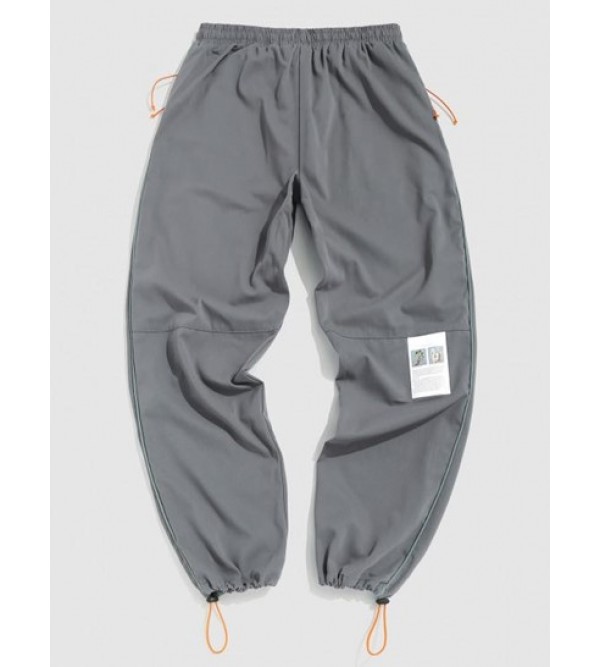 Sculpture Patched Stripe Casual Pants