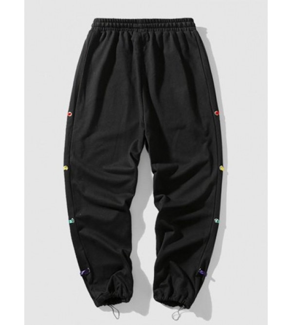 Streetwear Ribbon Toggle Strawstring Jogger Sweatpants