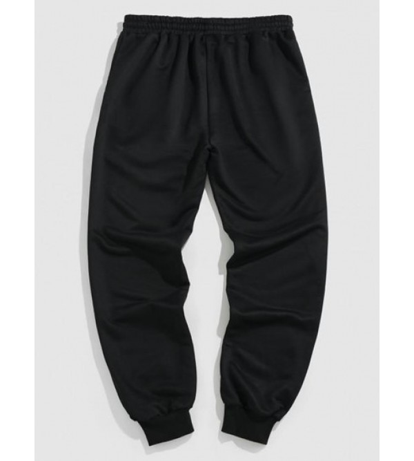 Colorblock Spliced Jogger Sweatpants