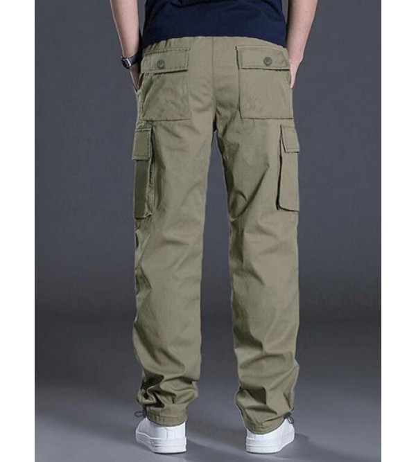Toggle Drawstring Streetwear Jogger Cargo Pants