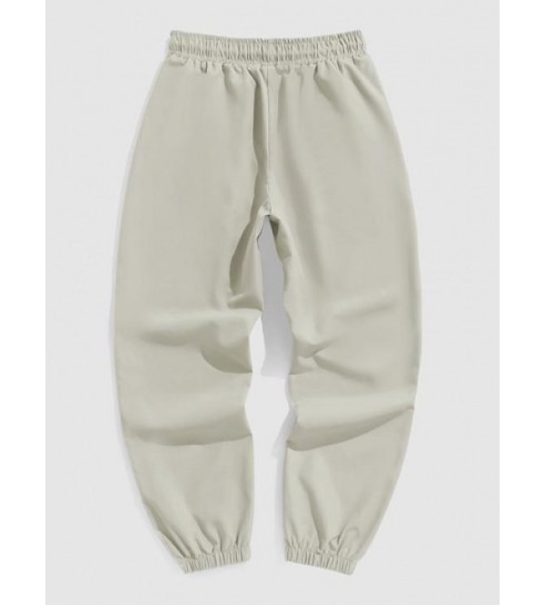 Drawstring Pocket Jogger Pants