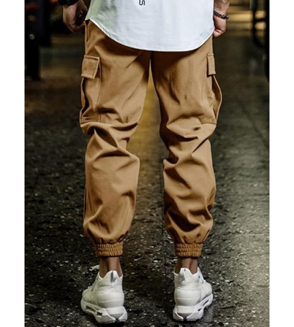 Drawstring Jogger Cargo Pants