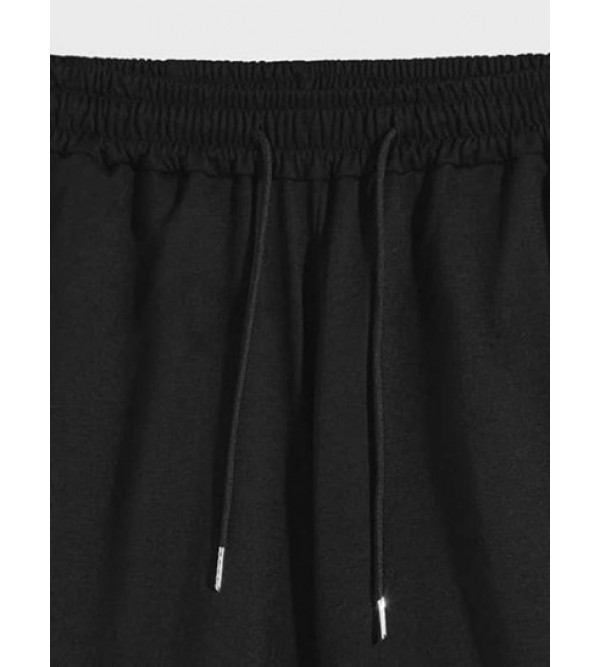 CALIFORNIA Print Casual Drawstring Shorts