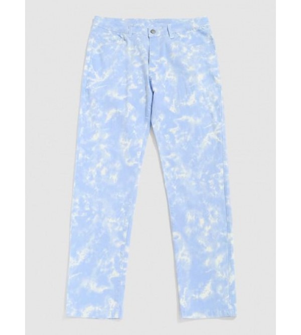 Cloud Wash Casual Jeans