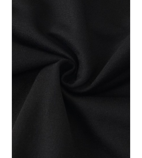 PARIS Drawstring Streetwear Sweat Shorts