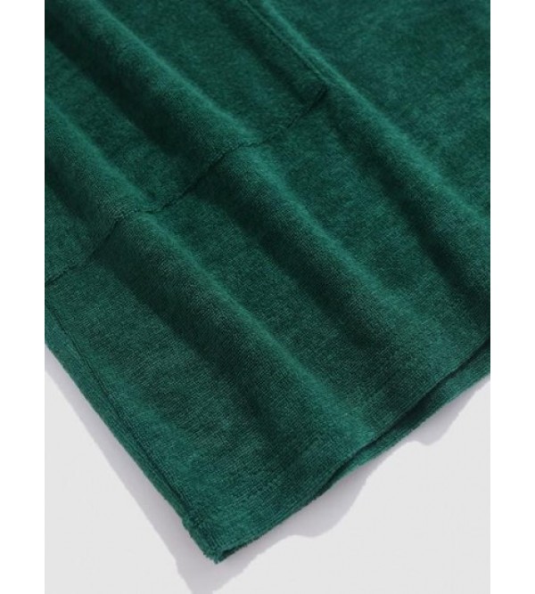 Terry Cloth Drawstring Pocket Shorts