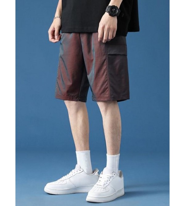Iridescence Pocket Casual Cargo Shorts