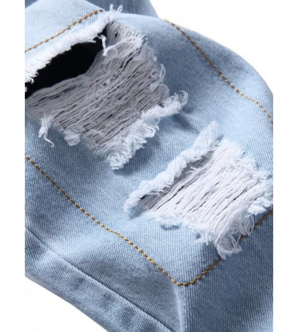 Colored Distressed Skinny Jeans