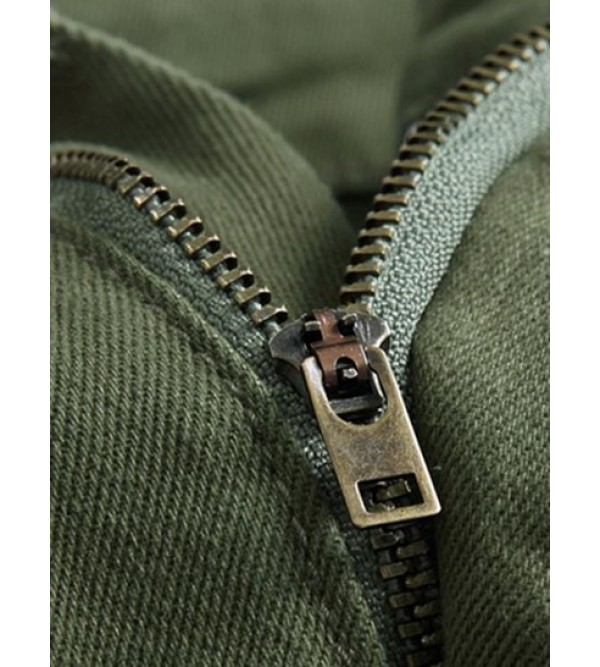 Casual Ripped Button Zipper Jeans