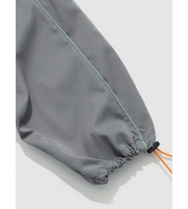 Sculpture Patched Stripe Casual Pants