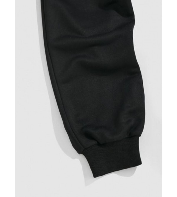 Colorblock Spliced Jogger Sweatpants