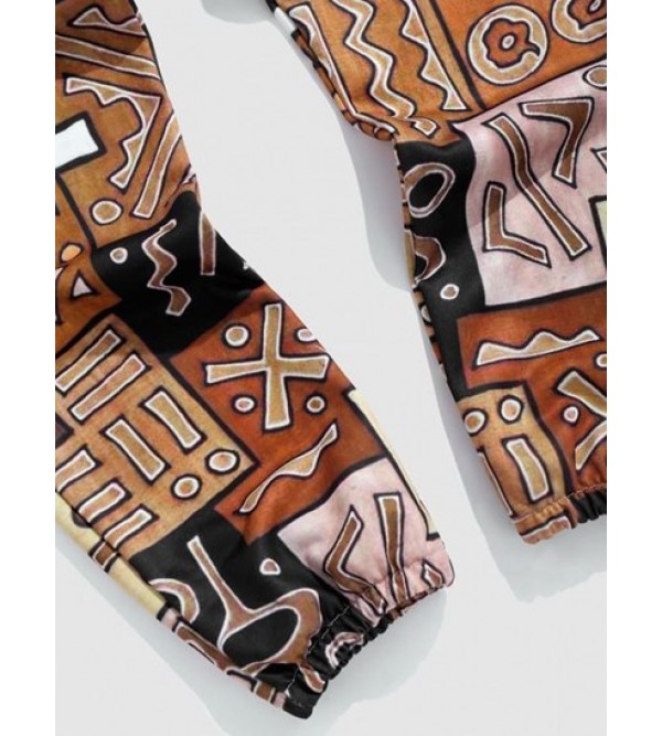 Ethnic Printed Jogger Sweatpants