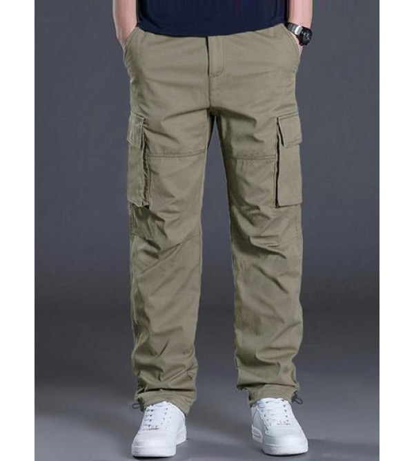 Toggle Drawstring Streetwear Jogger Cargo Pants