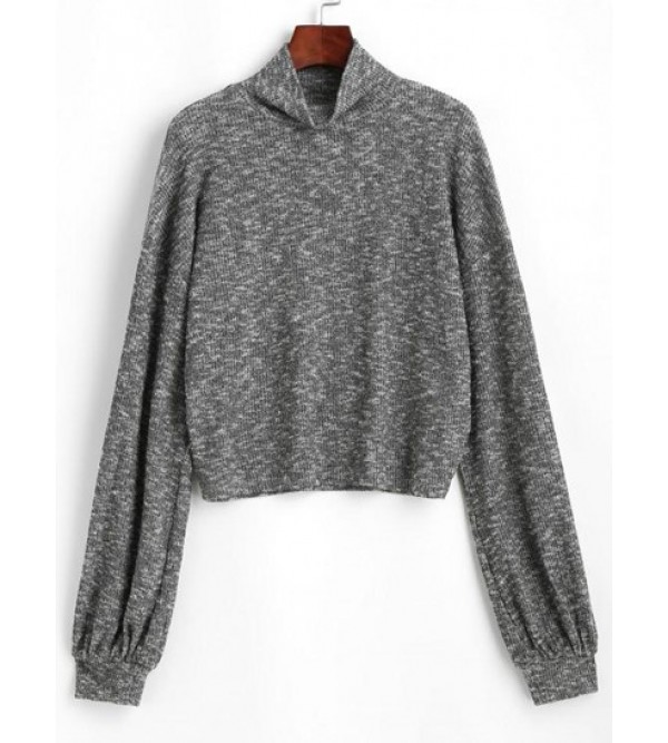 Heathered High Neck Knitwear